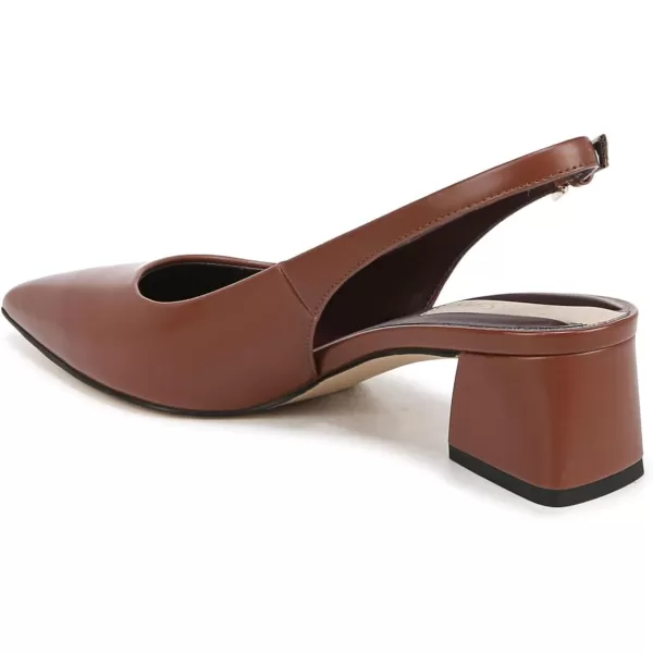 Franco Sarto Womens Racer Slingback PumpAcorn Brown Leather