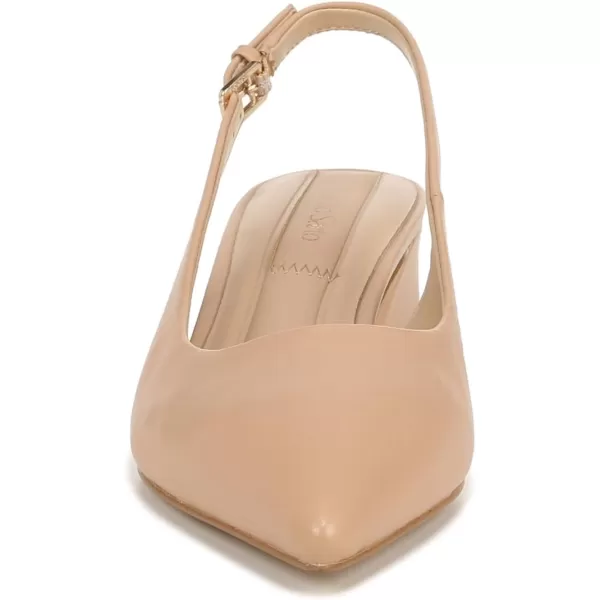 Franco Sarto Womens Racer Slingback PumpBeige Leather