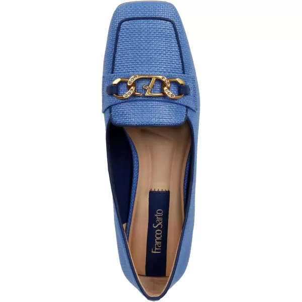 Franco Sarto Womens Tiari Slip OnBlue Woven Fabric