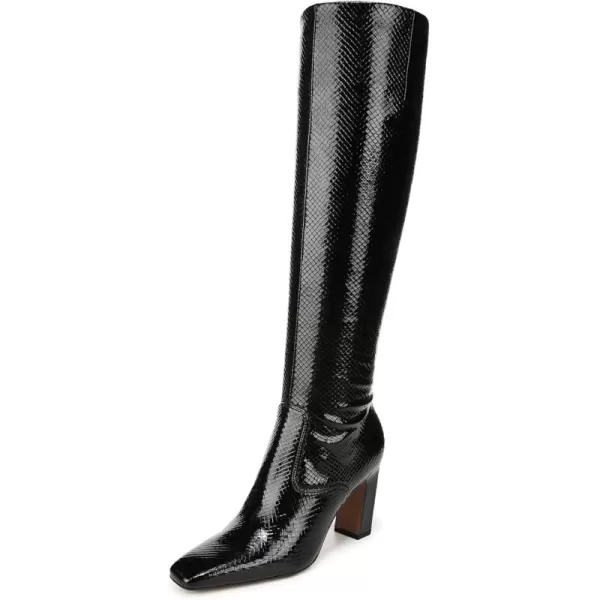 Franco Sarto Womens Classic Knee High BootBlack Snake