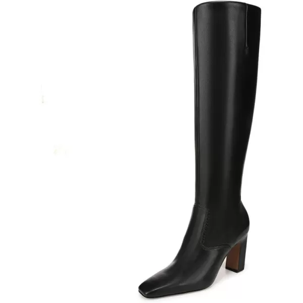 Franco Sarto Womens Classic Knee High BootBlack Stretch Wide Calf