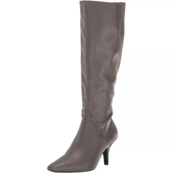 Franco Sarto Womens Lyla Pointed Toe Knee High BootsGrey Wide Calf Leather