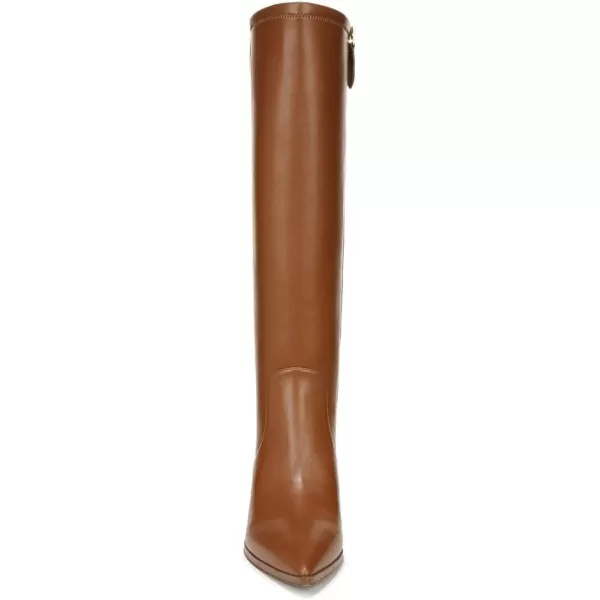 Franco Sarto Womens Daytona Pointed Toe Tall Boot Knee HighCognac Brown Stretch