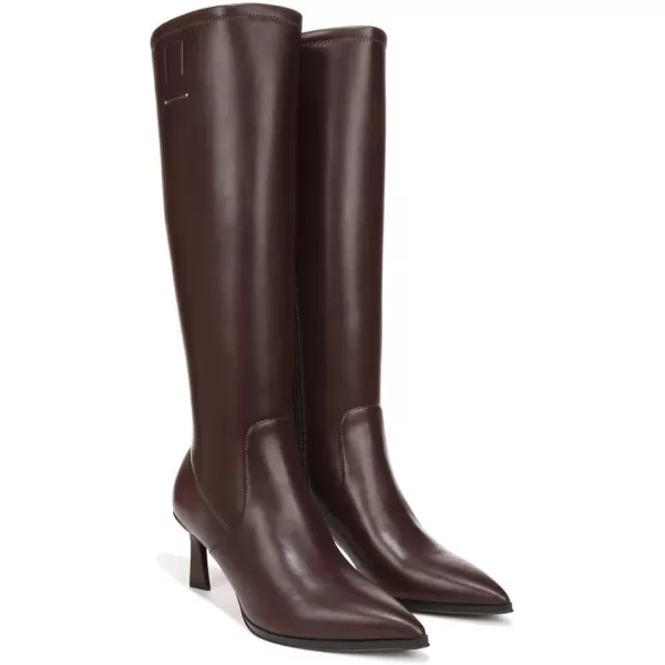 Franco Sarto Womens Daytona Pointed Toe Tall Boot Knee HighDark Brown Stretch