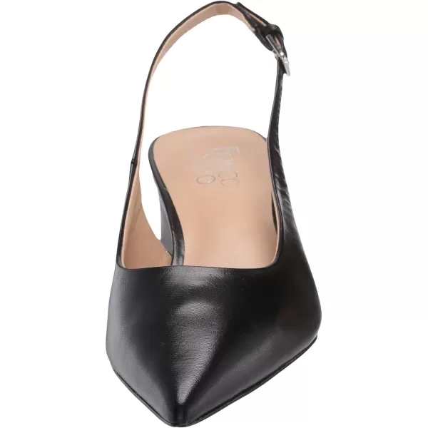 Franco Sarto Womens Racer Slingback PumpBlack Leather