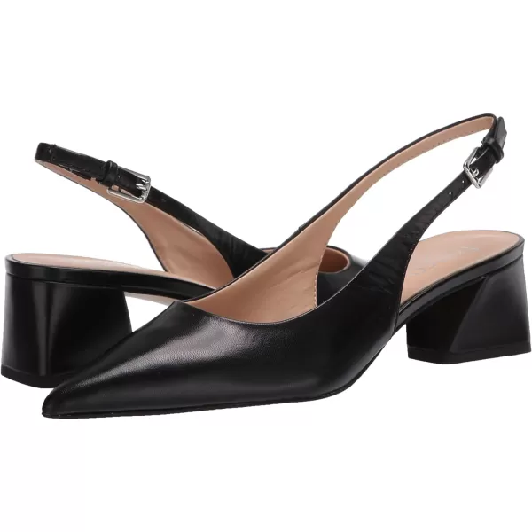 Franco Sarto Womens Racer Slingback PumpBlack Leather