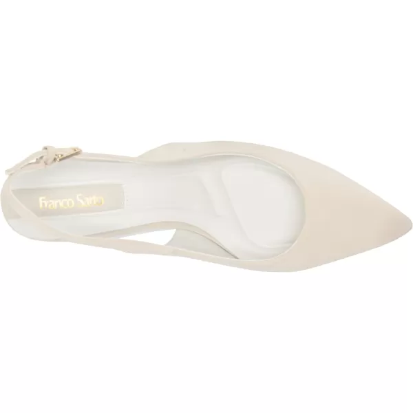 Franco Sarto Womens Racer Slingback PumpWhite