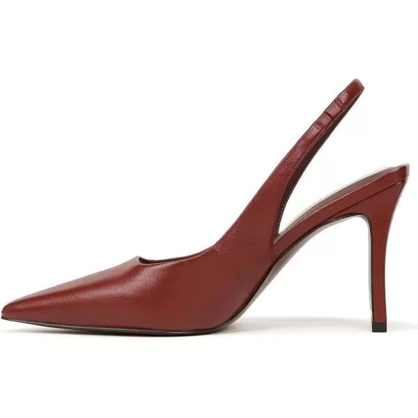 Franco Sarto Womens Averie Pointed Toe Slingback High Heel PumpClaret Red Leather