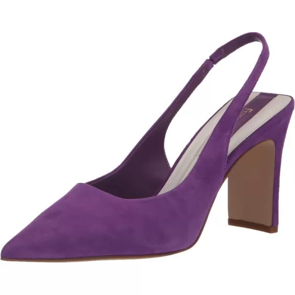 Franco Sarto Womens Averie Pointed Toe Slingback High Heel PumpViolet Purple