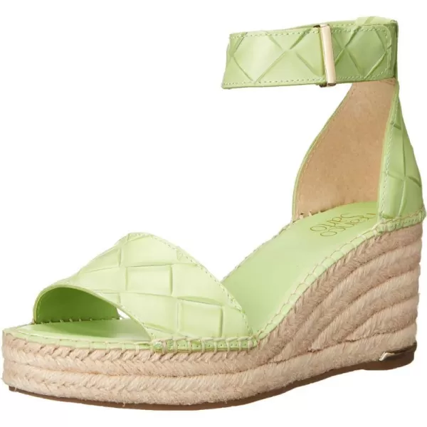 Franco Sarto Womens Clemens Jute Wrapped Espadrille Wedge Heel SandalsMint Glow