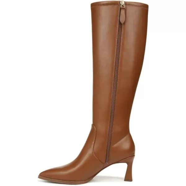 Franco Sarto Womens Daytona Pointed Toe Tall Boot Knee HighCognac Brown Stretch