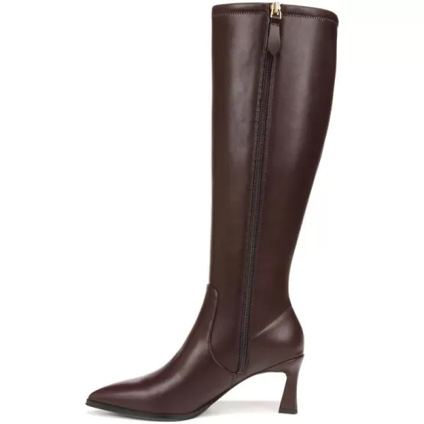 Franco Sarto Womens Daytona Pointed Toe Tall Boot Knee HighDark Brown Stretch