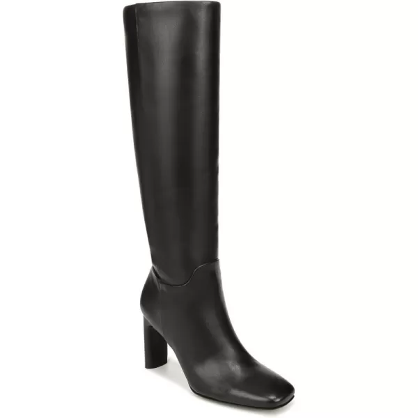 Franco Sarto Womens Flexa High Square Toe Tall Boot KneeBlack Leather Wide Calf