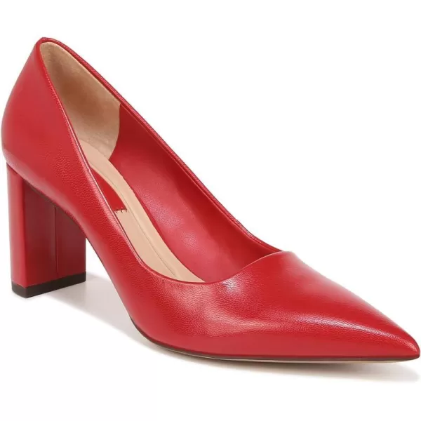 Franco Sarto Womens Giovanna Pointed Toe PumpsCherry Red Leather