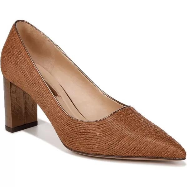 Franco Sarto Womens Giovanna Pointed Toe PumpsCognac Brown Raffia