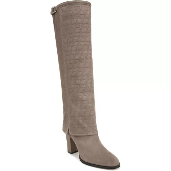 Franco Sarto Womens Informa West Tall Heeled Boot Knee HighGrey Suede