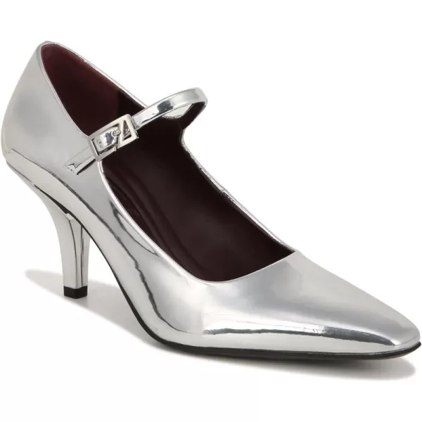 Franco Sarto Womens Lola Mary Jane High Heel PumpSilver Metallic