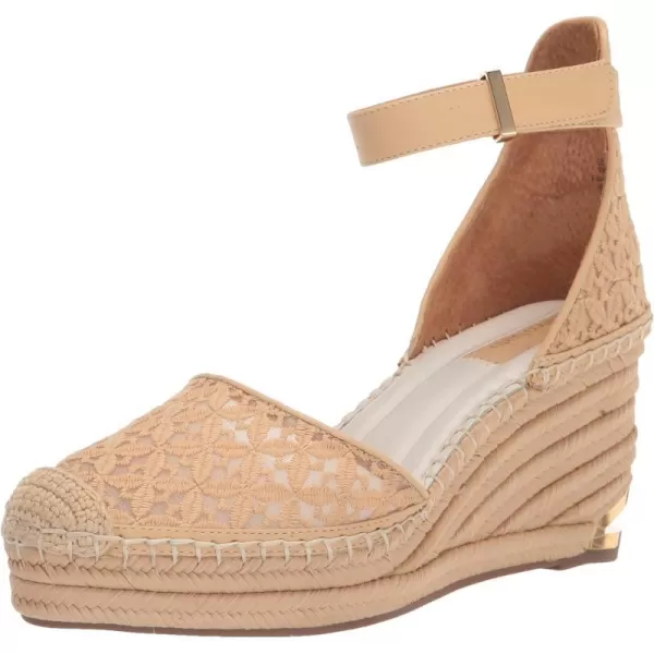 Franco Sarto Womens Marsha Espadrille Wedge SandalBeige Lace