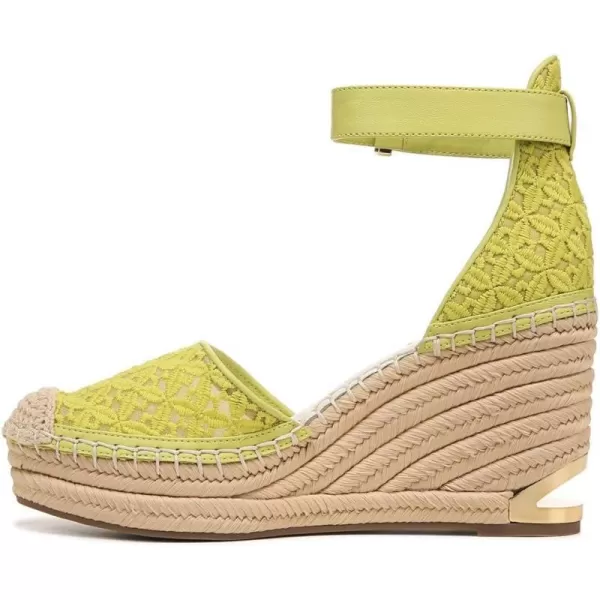 Franco Sarto Womens Marsha Espadrille Wedge SandalPear Green Lace