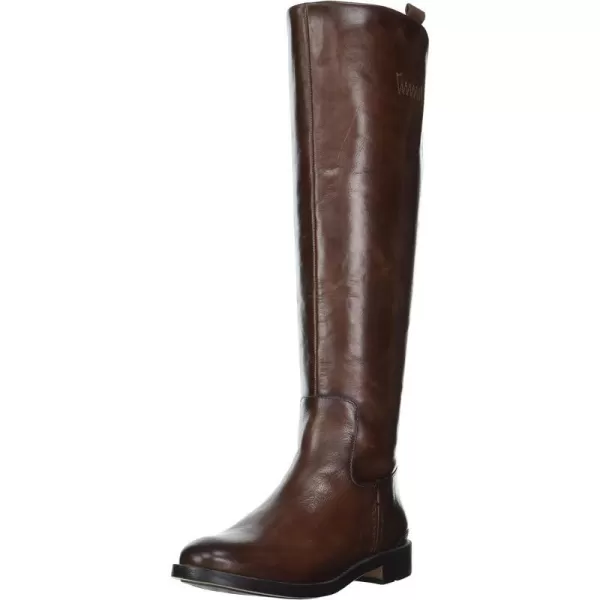 Franco Sarto Womens Meyer Knee High Flat BootsDark Brown Leather