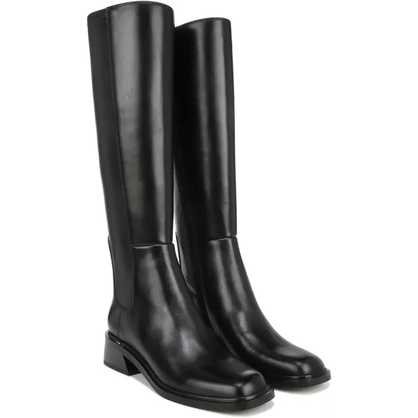 Franco Sarto Womens Giselle Flat Tall Boot Knee HighBlack Leather