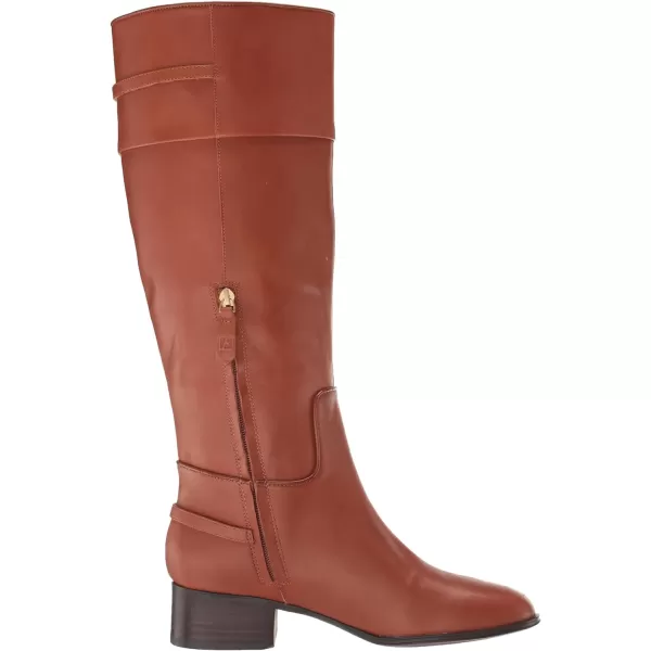 Franco Sarto Womens Jazrin Tall Riding Boots Knee HighCognac Brown Wide Calf Leather