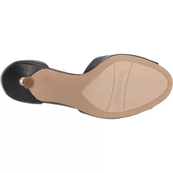 Franco Sarto Womens Rosie Dress Sandal HeeledBlack Leather