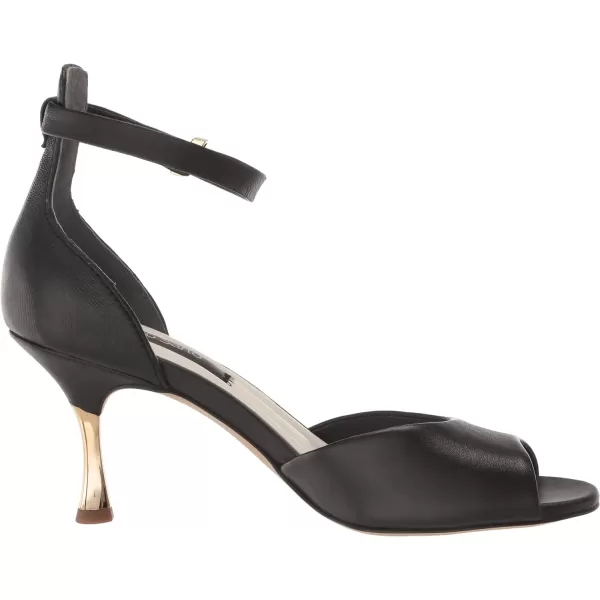 Franco Sarto Womens Rosie Dress Sandal HeeledBlack Leather