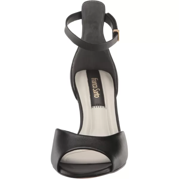Franco Sarto Womens Rosie Dress Sandal HeeledBlack Leather