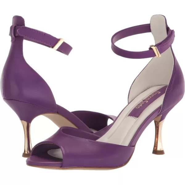 Franco Sarto Womens Rosie Dress Sandal HeeledViolet Purple Leather