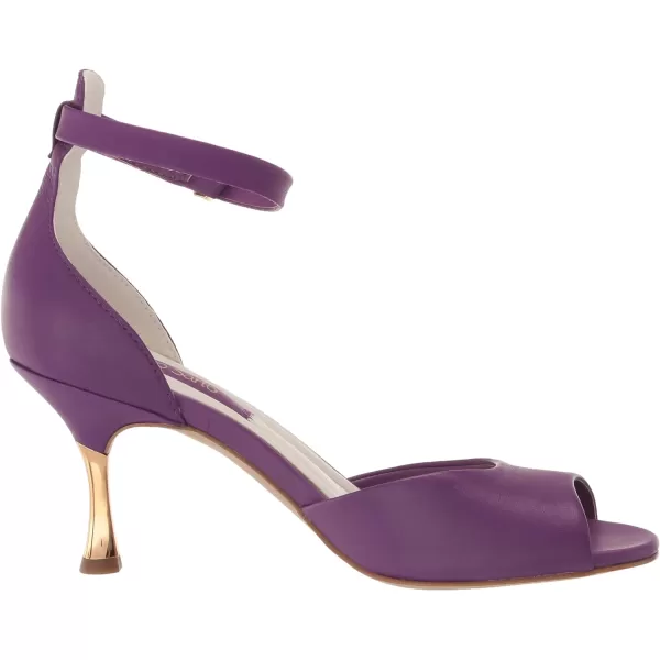 Franco Sarto Womens Rosie Dress Sandal HeeledViolet Purple Leather