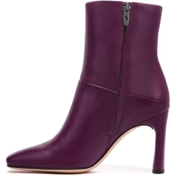 Franco Sarto Womens Flexabooty Square Toe Bootie Ankle BootPlum Purple