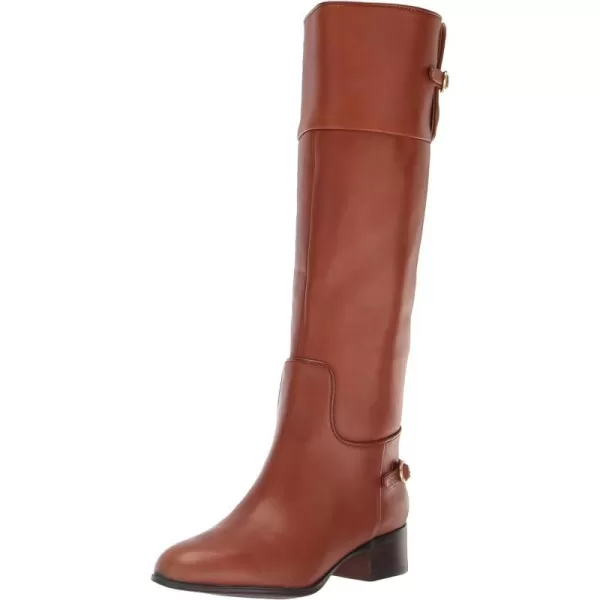 Franco Sarto Womens Jazrin Tall Riding Boots Knee HighCognac Brown Leather