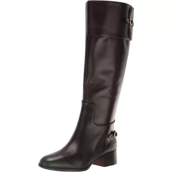 Franco Sarto Womens Jazrin Tall Riding Boots Knee HighDark Brown Wide Calf Leather