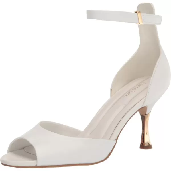 Franco Sarto Womens Rosie Dress Sandal HeeledWhite Leather