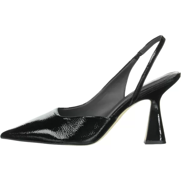 Franco Sarto Womens Arina Slingback PumpBlack Crinkle