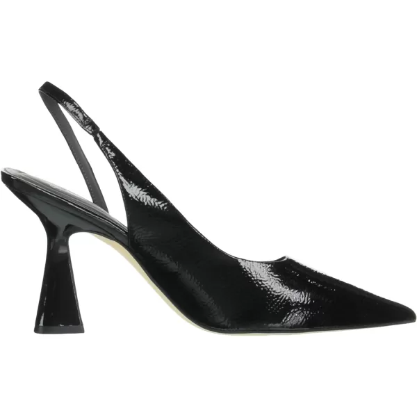 Franco Sarto Womens Arina Slingback PumpBlack Crinkle