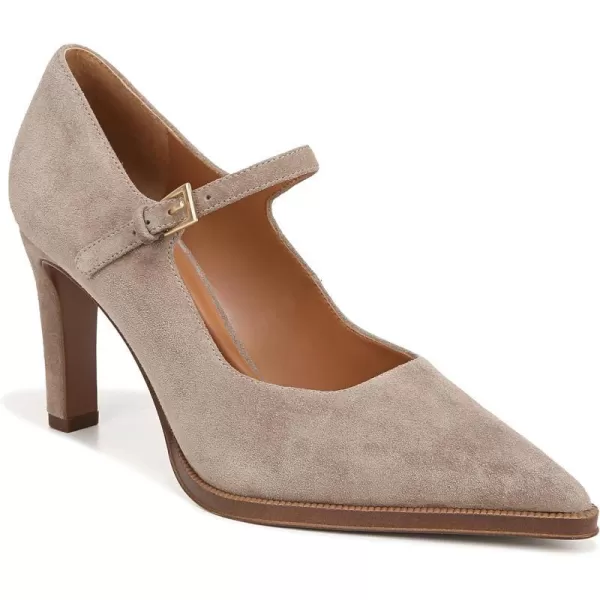 Franco Sarto Womens Athena Pointed Toe Mary Jane PumpChinchilla Grey Suede