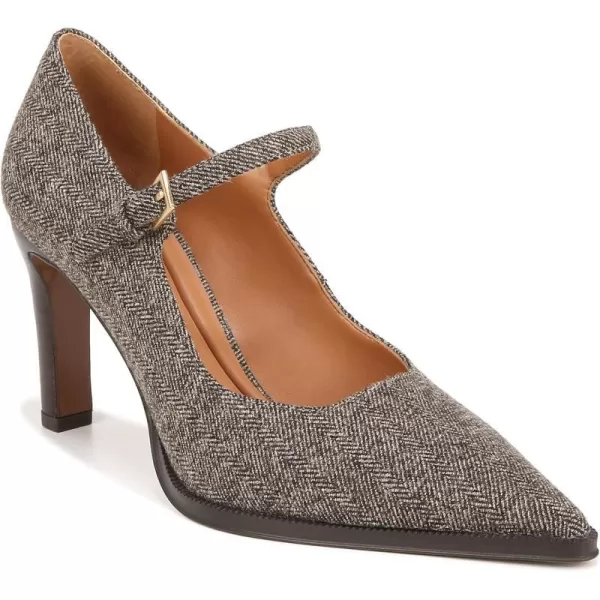 Franco Sarto Womens Athena Pointed Toe Mary Jane PumpHerringbone Fabric