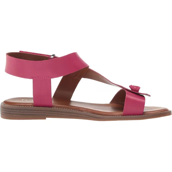 Franco Sarto Womens Glenni Ankle Strap Flat SandalsFuschia