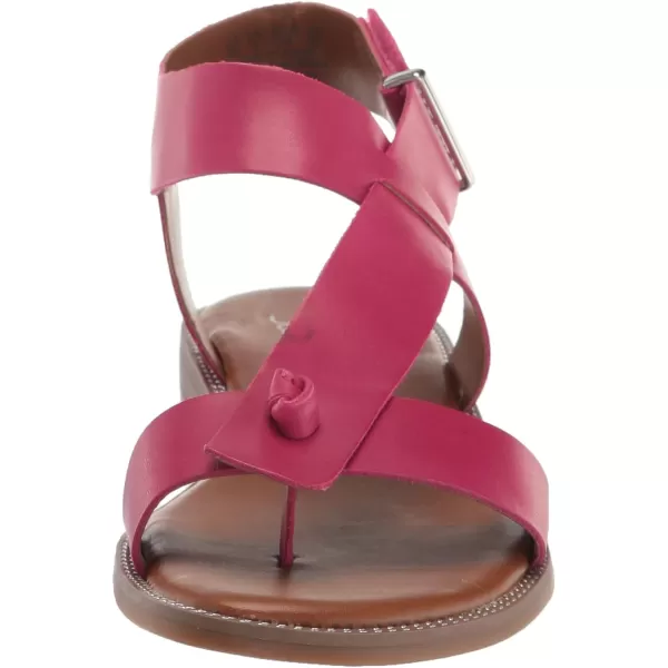 Franco Sarto Womens Glenni Ankle Strap Flat SandalsFuschia