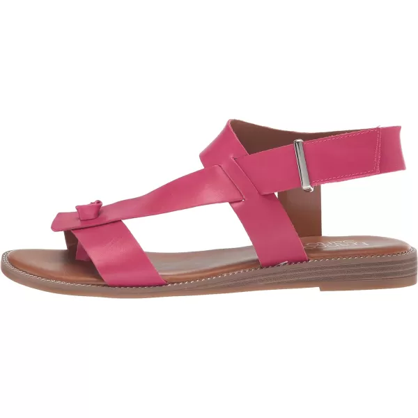 Franco Sarto Womens Glenni Ankle Strap Flat SandalsFuschia