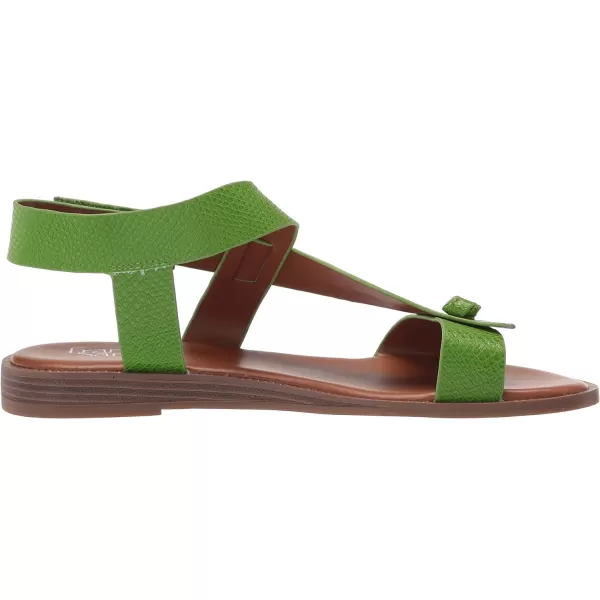 Franco Sarto Womens Glenni Ankle Strap Flat SandalsGreen Apple