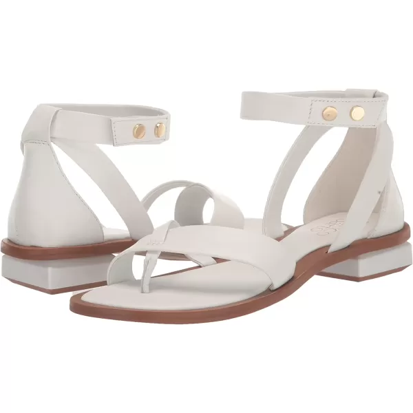 Franco Sarto Womens Parker Ankle Strap SandalWhite Leather