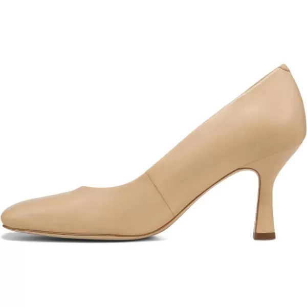 Franco Sarto Womens Flexa Aela Square Toe PumpBeige Leather