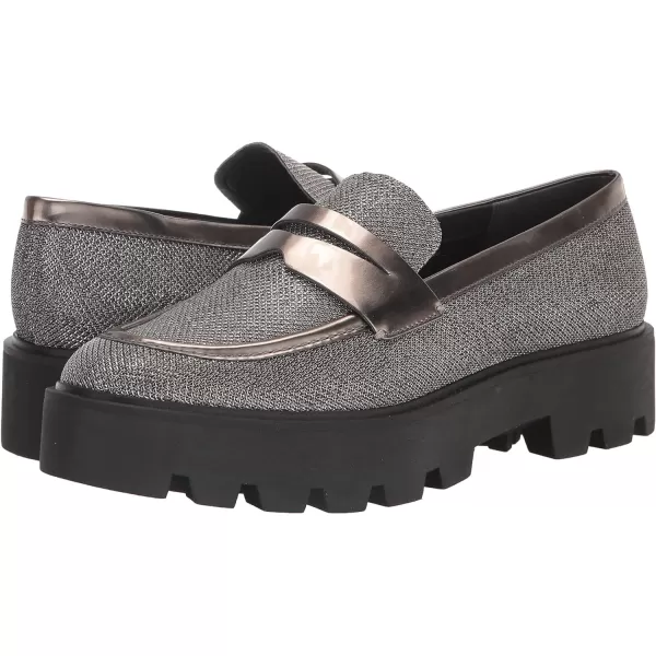 Franco Sarto Womens Balin Lug Sole Chunky LoaferPewter