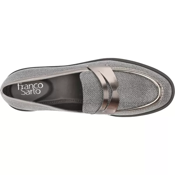 Franco Sarto Womens Balin Lug Sole Chunky LoaferPewter