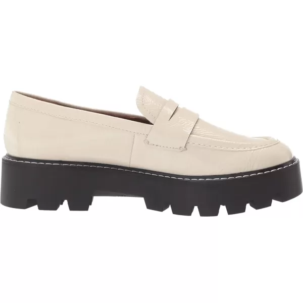 Franco Sarto Womens Balin Lug Sole Chunky LoaferPutty White