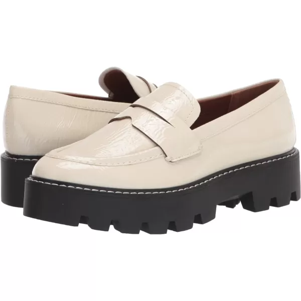 Franco Sarto Womens Balin Lug Sole Chunky LoaferPutty White