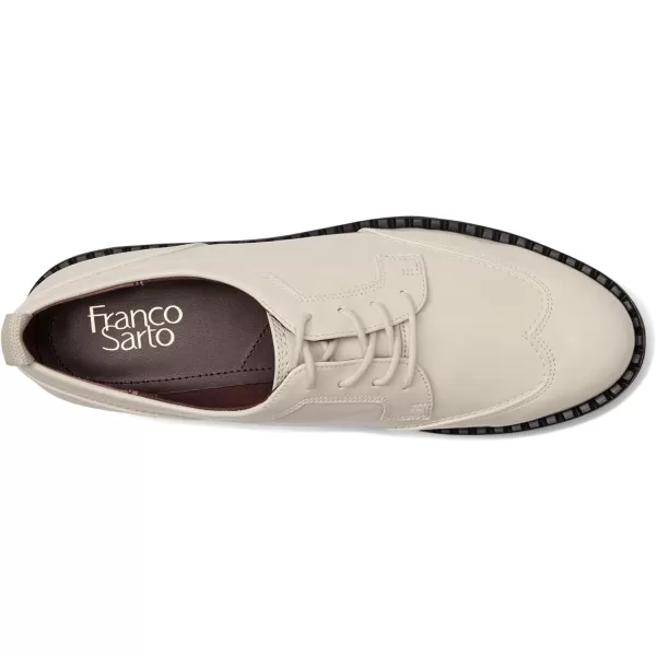 Franco Sarto Womens Balin Oxford Lace Up LoafersVanilla White